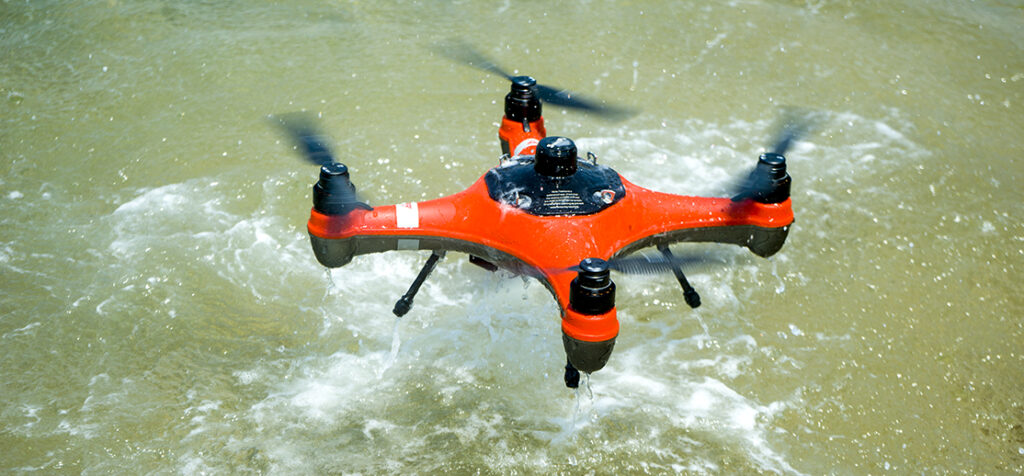 Fisherman FD1 14 fisherman drone taking off fromwater