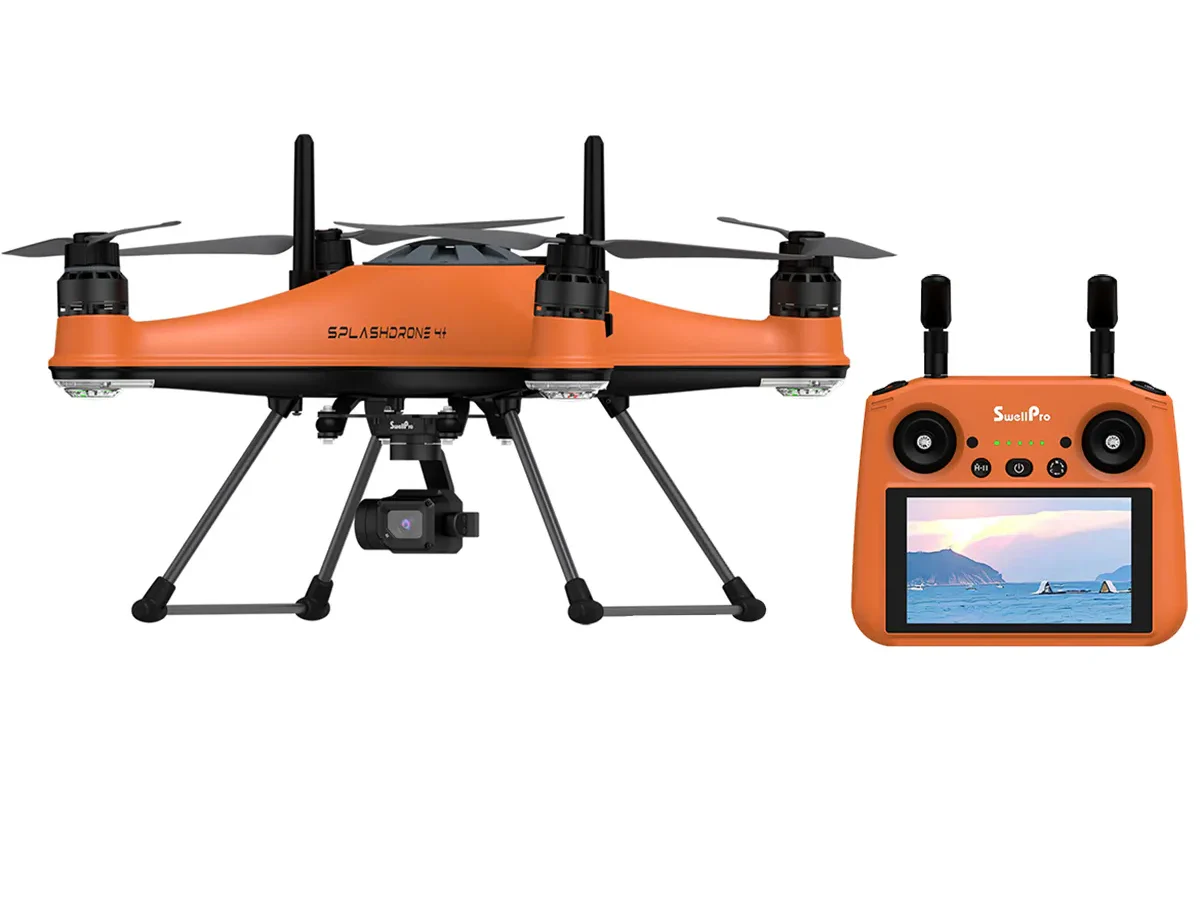 Introducing the new Swellpro Splashdrone 4+ 1 swellpro splashdrone 4 plus enterprise orange spa01050007 1 edited